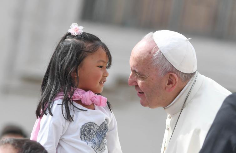 I bambini incontrano il Papa