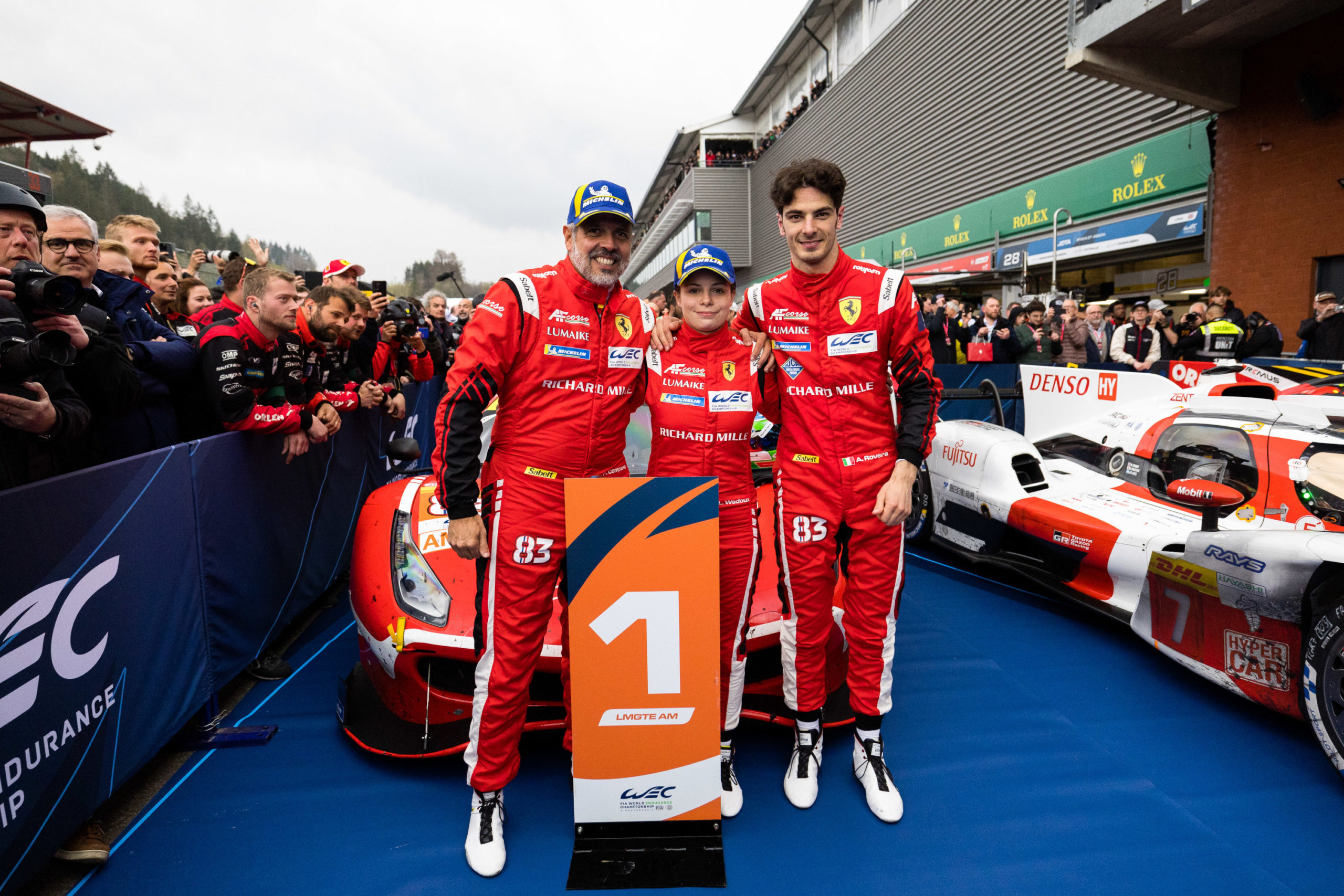 Lilou Wadoux è la prima donna a vincere nel WEC con la Ferrari 488 GTE