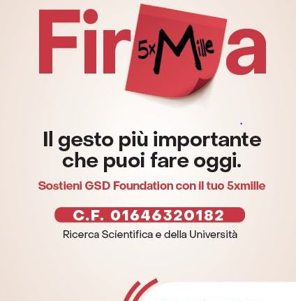 Al via la campagna 5xmille di GSD Foundation ETS