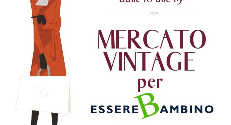 Mercato vintage per Essere Bambino