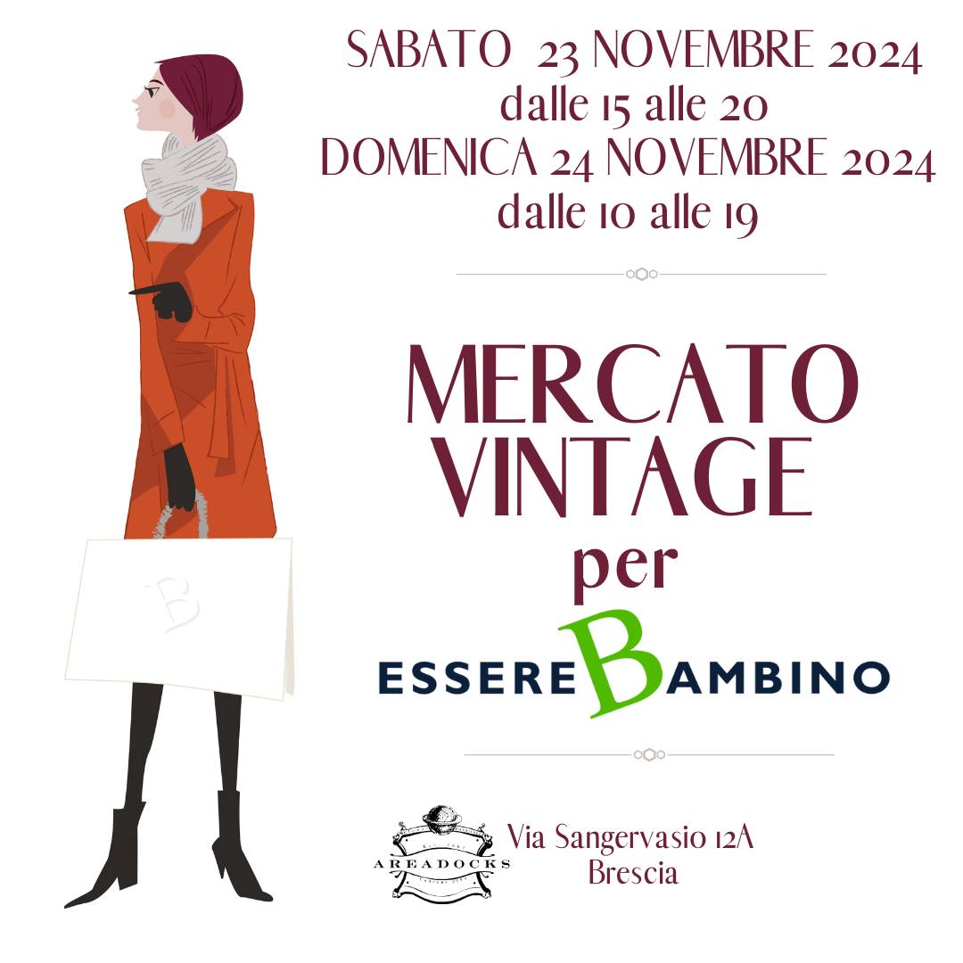 Mercato vintage per Essere Bambino